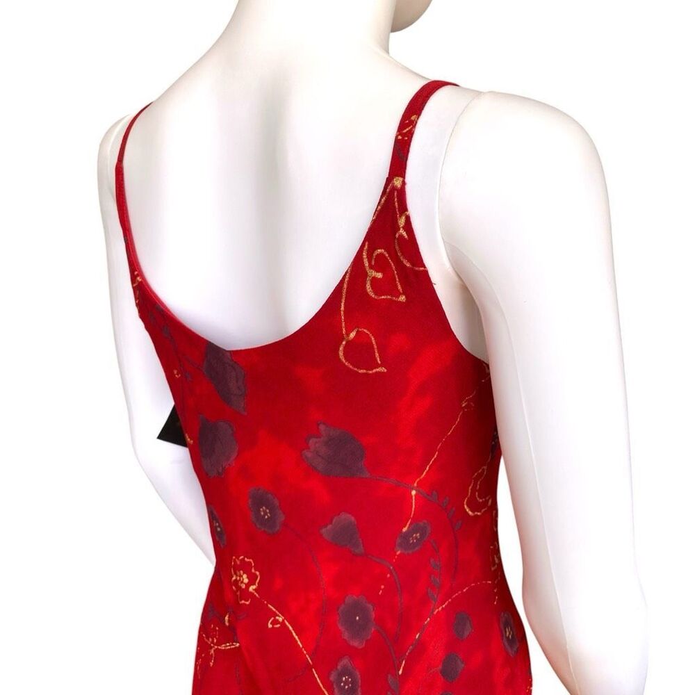 y2k vintage floral midi dress - Picture 5 of 7